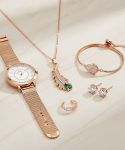 Alternative view of Premium IBSO Ladies Watch, Bracelet, Ring, Necklace & Earrings Gift set