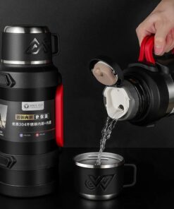 Alternative view of NRMEI Stainless Steel Insulated Outdoor Travel Thermos