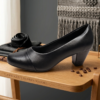 Ladies office style formal heel shoes