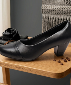 Ladies office style formal heel shoes