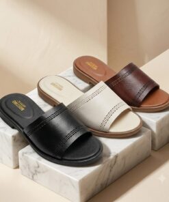 Alternative view of Luxury women’s genuine leather summer footwear slip ons sandals