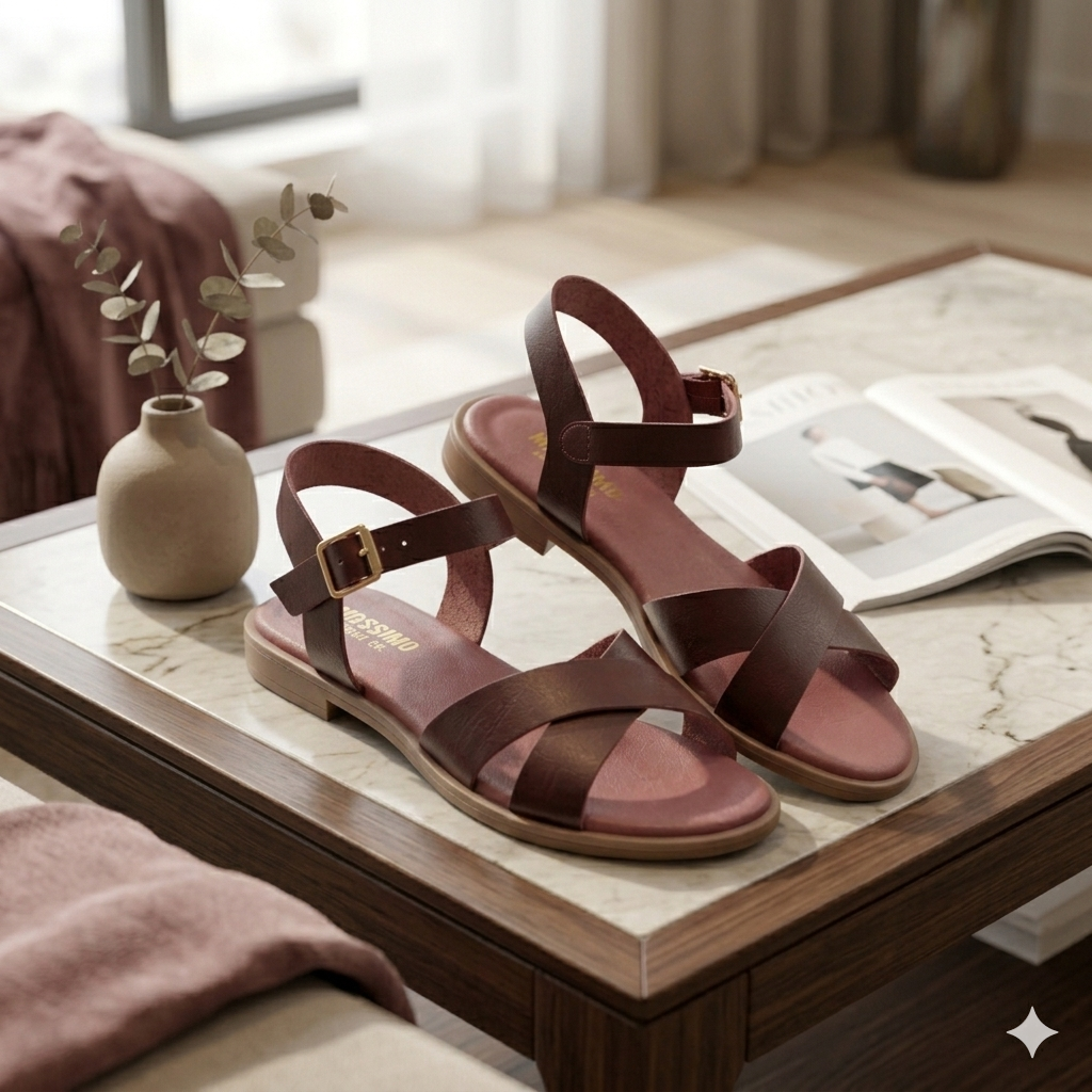 Genuine leather women’s summer style open sandals - Image 7
