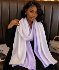 Alternative view of Premium Sleek 2 In 1 Satin Ladies Scarf