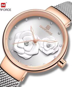 Alternative view of Women’s Elegant Luxury Naviforce 5013 StainlessSteel Quartz Watch
