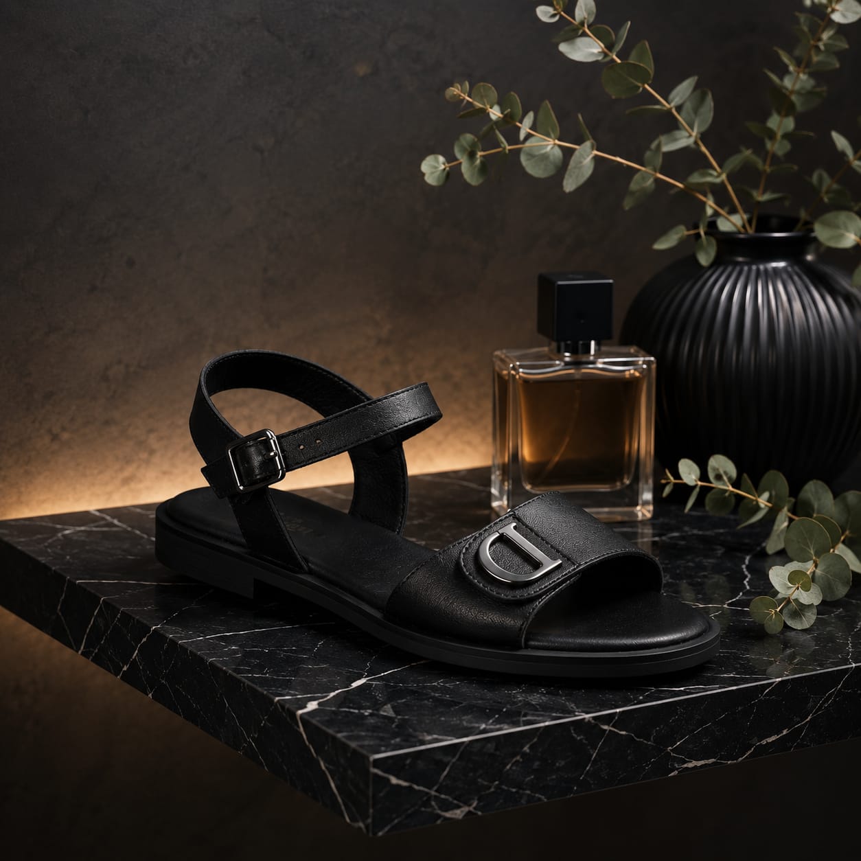 Genuine Leather Summer Wear Ladies Open Sandals - Image 6