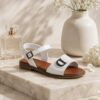 Genuine Leather Summer Wear Ladies Open Sandals